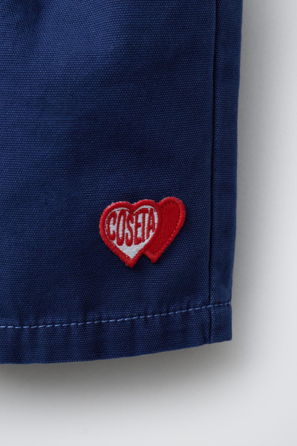 ШОРТЫ-БЕРМУДЫ С НАШИВКОЙ «СЕРДЦЕ»