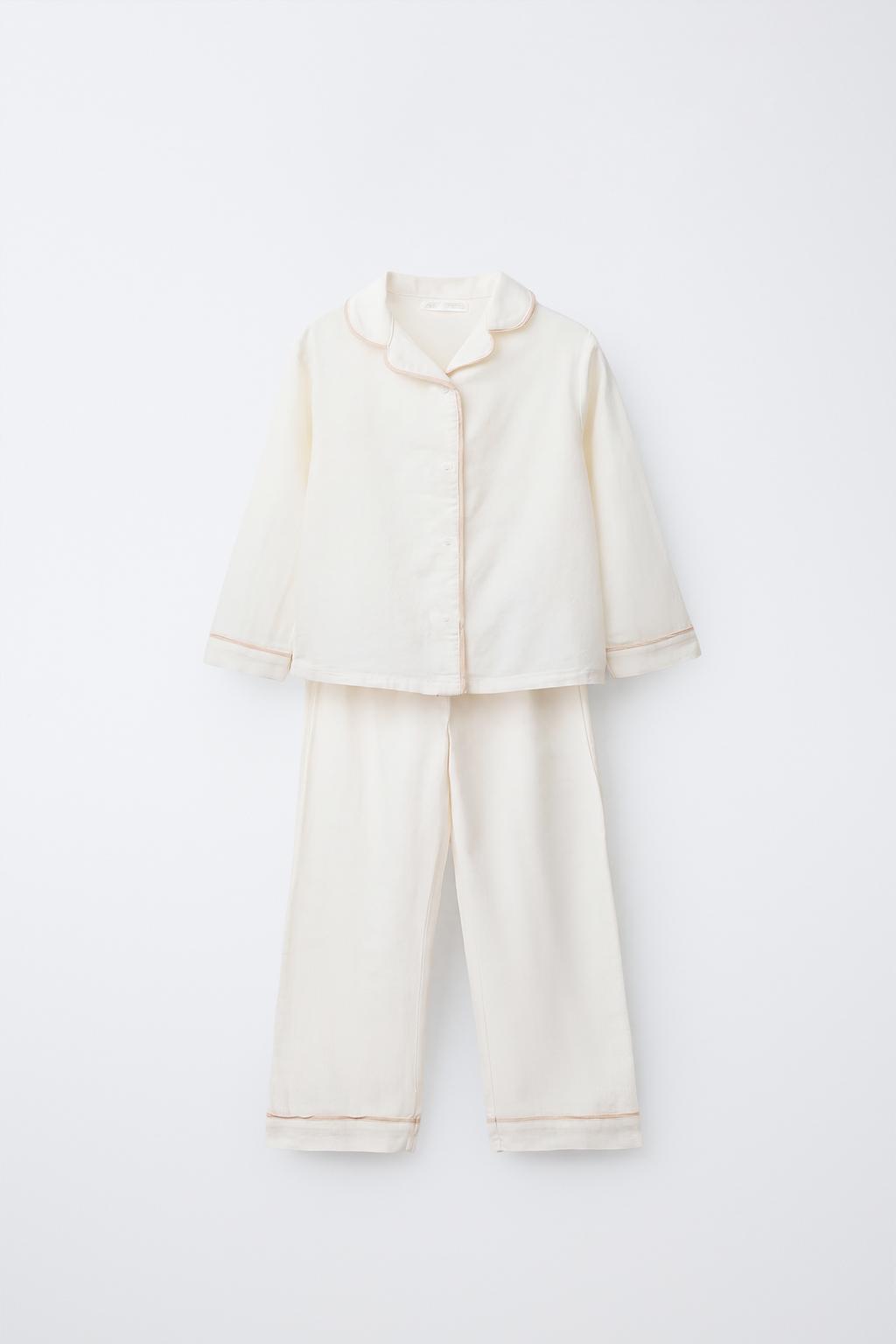 2-6 ЛЕТ/ПИЖАМА С КОНТРАСТНОЙ ОТДЕЛКОЙ