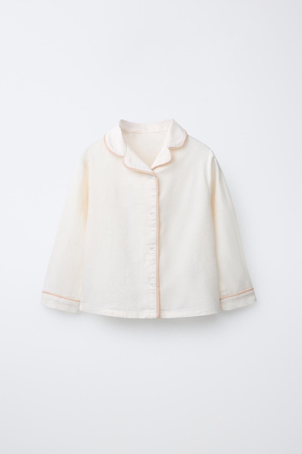 2-6 ЛЕТ/ПИЖАМА С КОНТРАСТНОЙ ОТДЕЛКОЙ