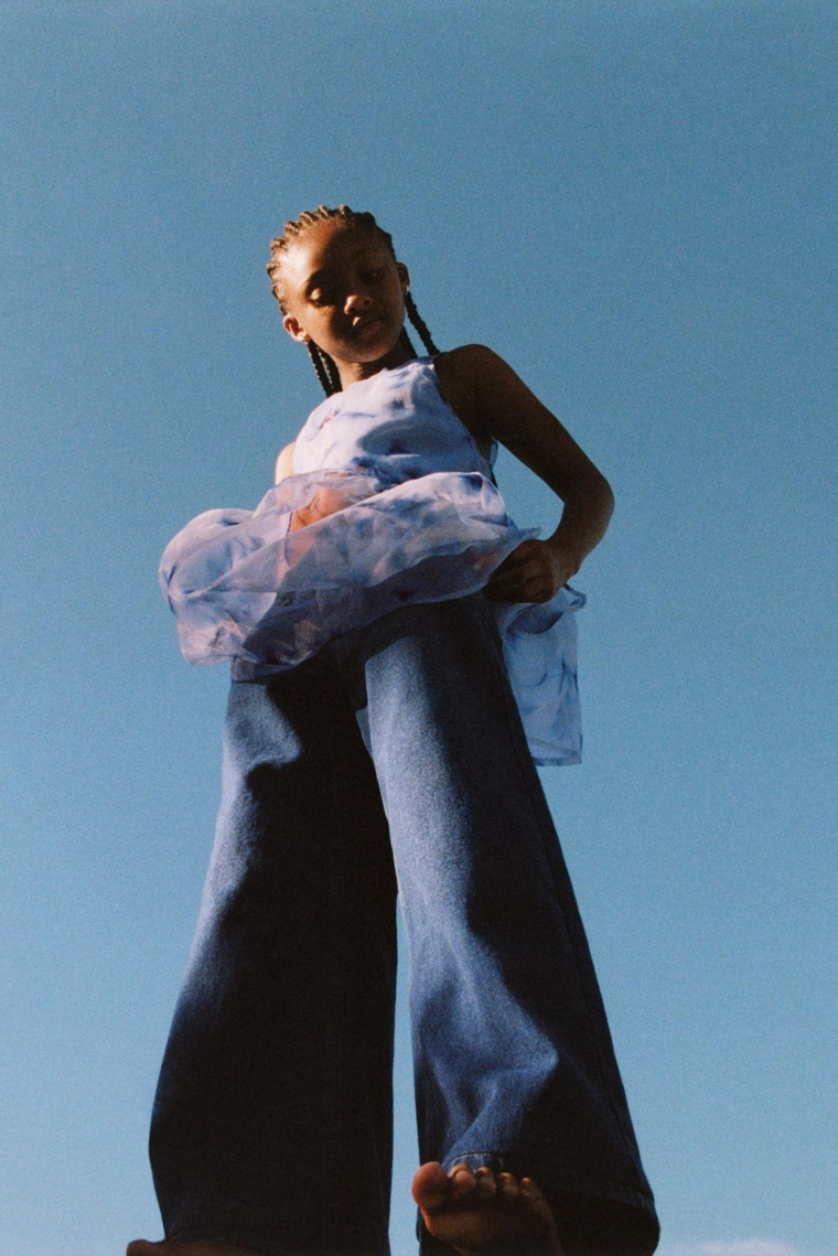 Цветочное платье из органзы