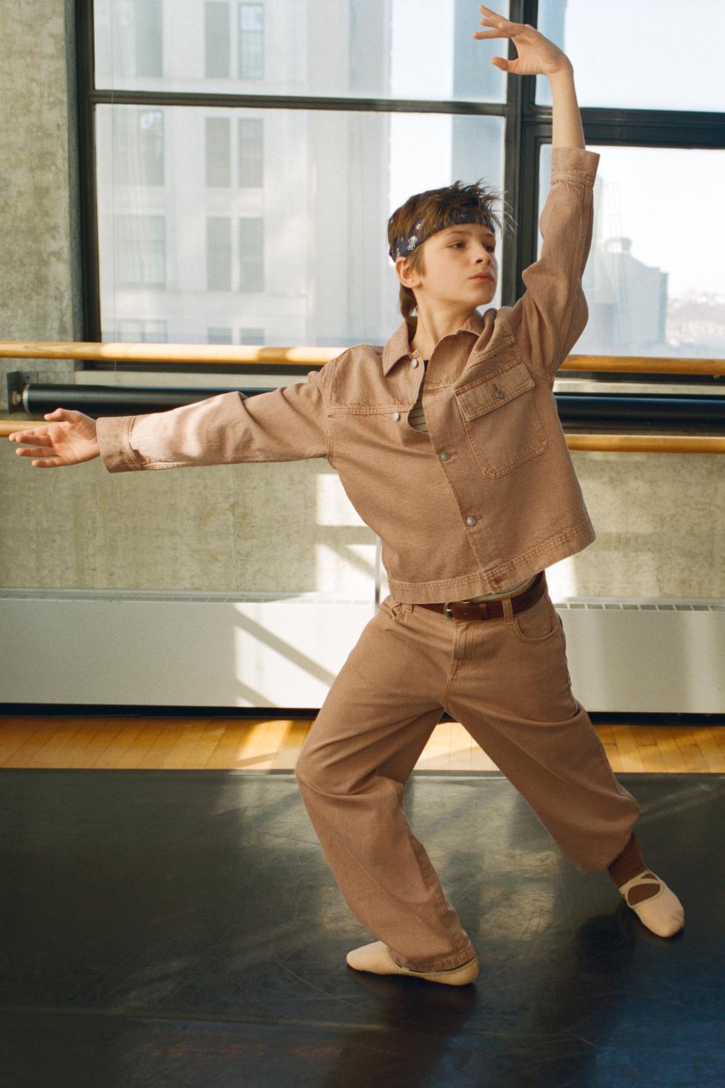 ХОЛЩОВЫЕ БРЮКИ ПРЯМОГО КРОЯ