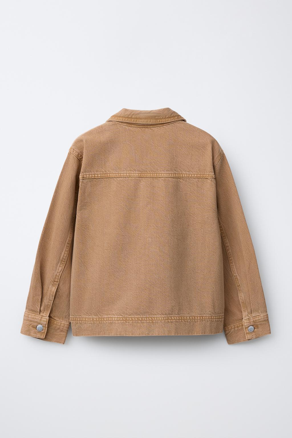 КУРТКА-РУБАШКА ИЗ ХОЛЩА С КАРМАНОМ