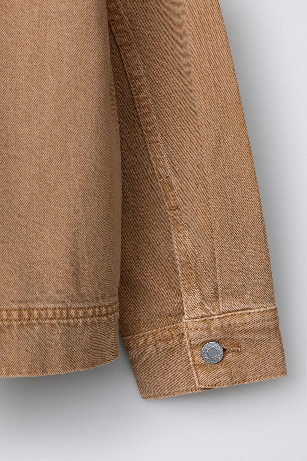 КУРТКА-РУБАШКА ИЗ ХОЛЩА С КАРМАНОМ