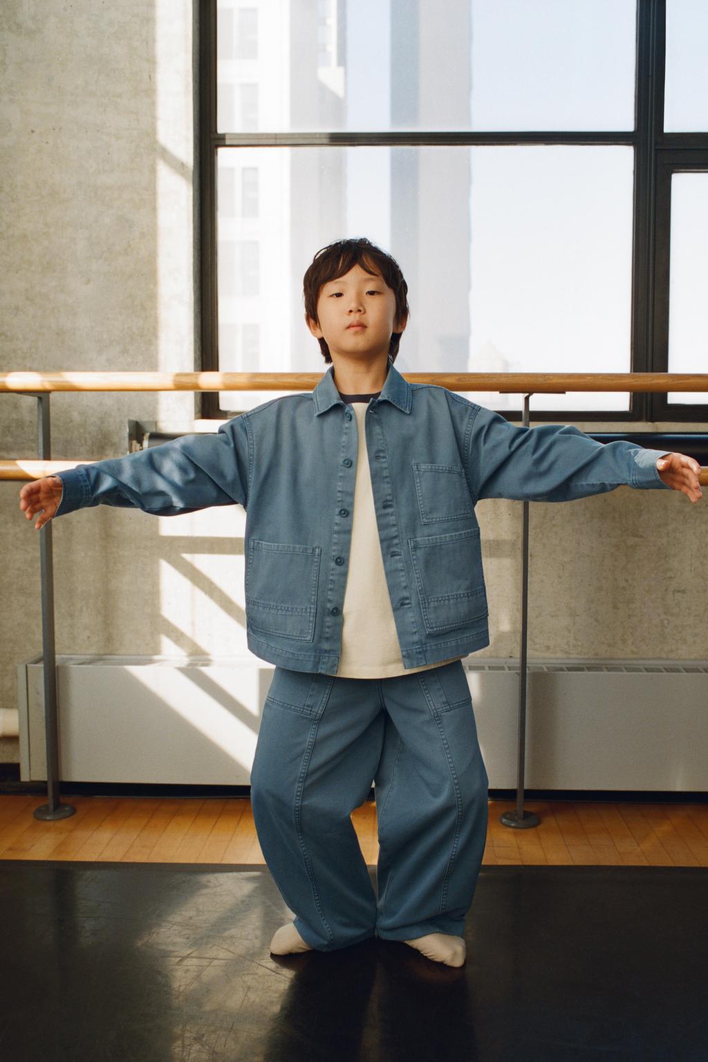 КУРТКА-РУБАШКА ACID WASH С КАРМАНАМИ