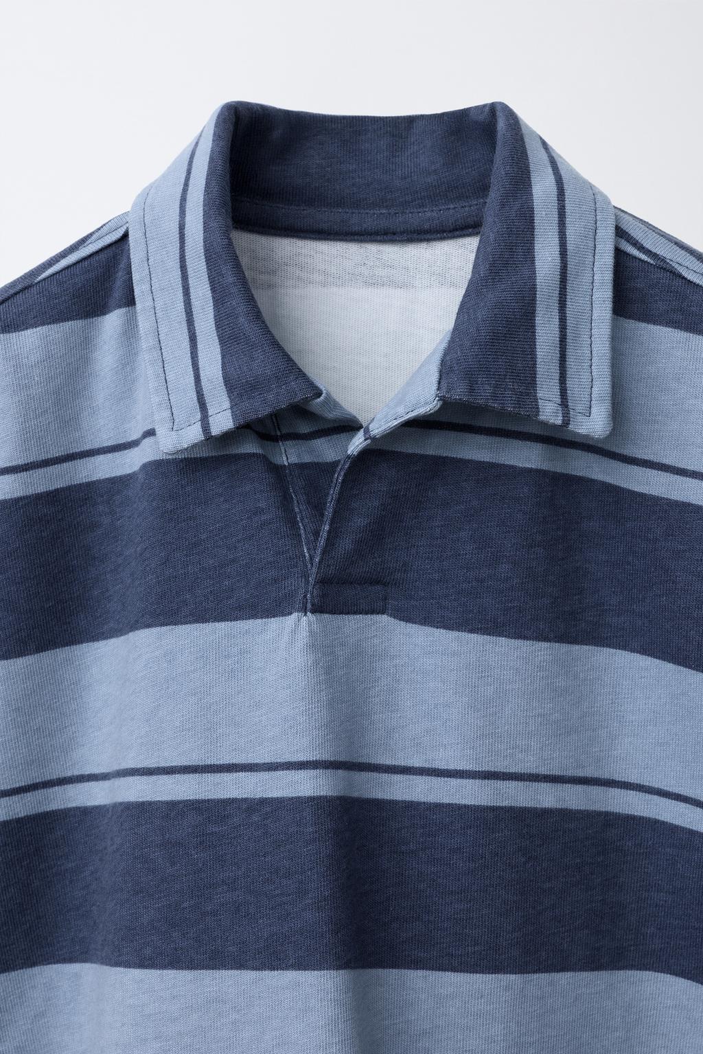 ПОЛО В ПОЛОСКУ ИЗ ФУТЕРА