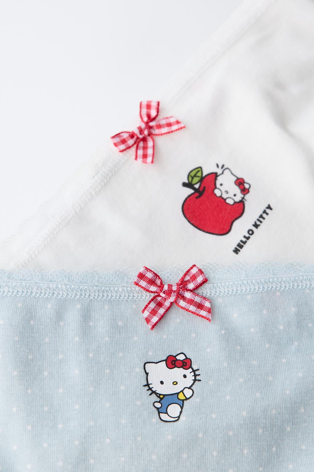 1,5-6 ЛЕТ/НАБОР ИЗ ТРЕХ ТРУСОВ С ПРИНТОМ HELLO KITTY © SANRIO