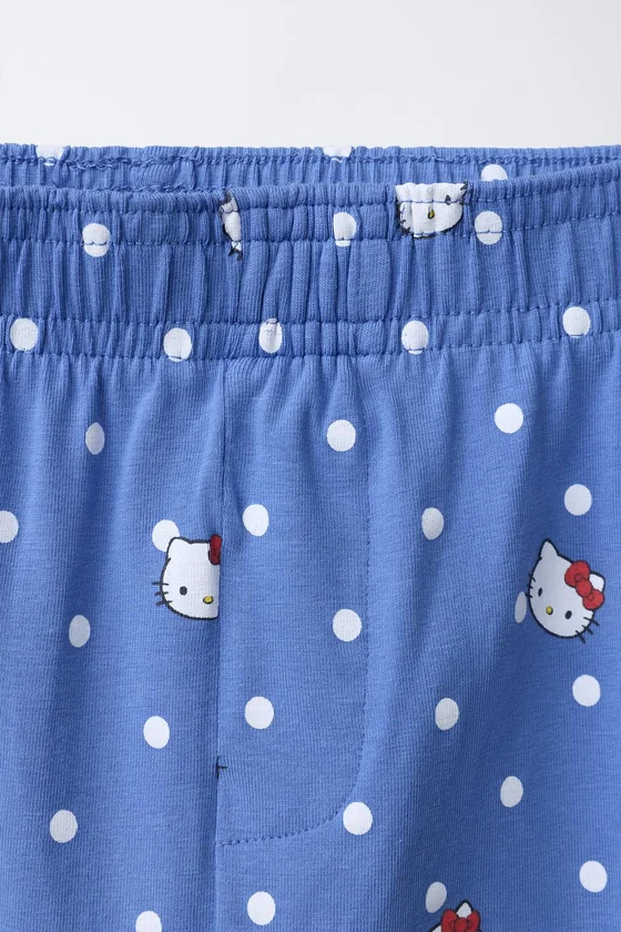 2-6 ЛЕТ/ПИЖАМА С ПРИНТОМ HELLO KITTY © SANRIO