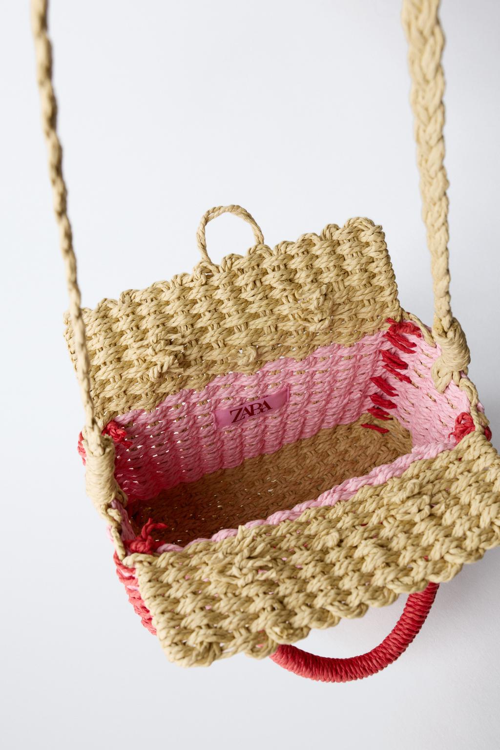 СУМКА-МЕССЕНДЖЕР ИЗ РАФИИ