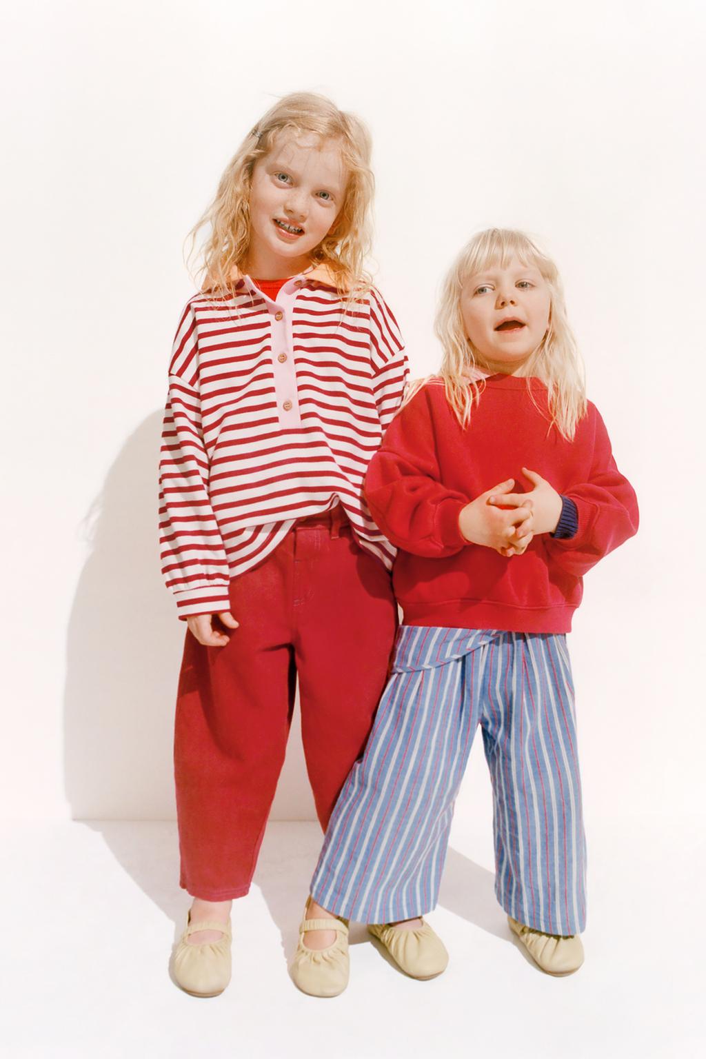 ZARA TIMELESS - БРЮКИ-ПАРЕО В ПОЛОСКУ