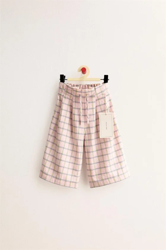 ZARA TIMELESS - БРЮКИ WIDE LEG В КЛЕТКУ