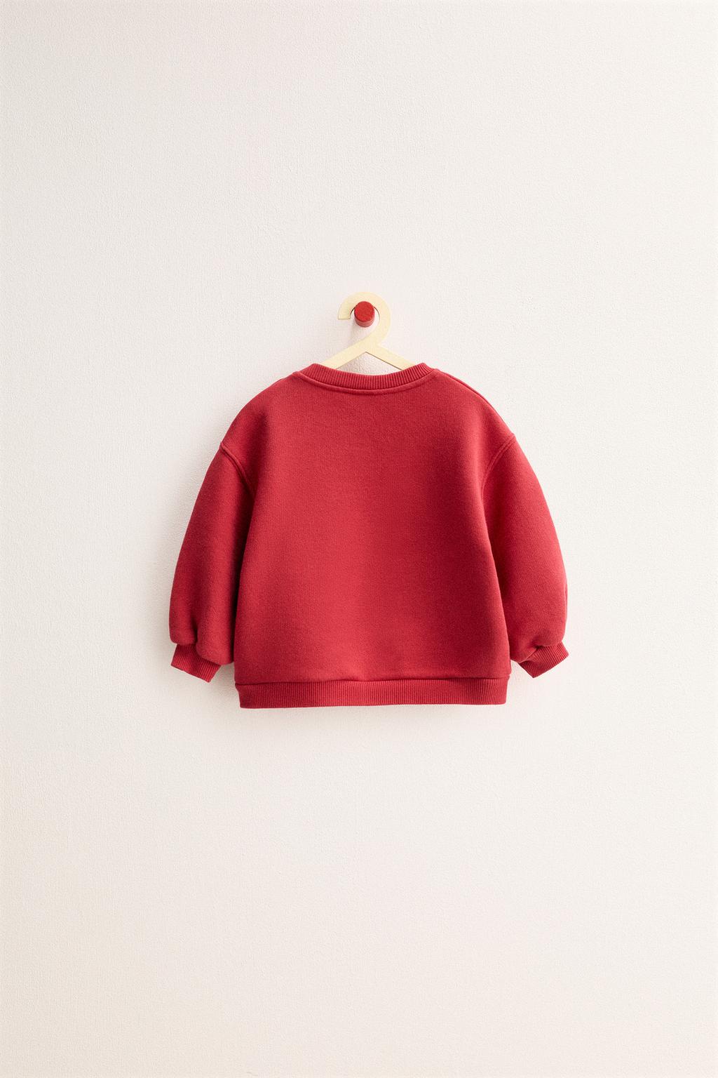 ZARA TIMELESS - ТОЛСТОВКА С ТЕКСТОМ