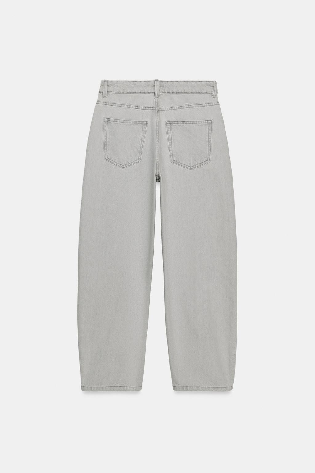 ЗАУЖЕННЫЕ ДЖИНСЫ СО СРЕДНЕЙ ПОСАДКОЙ — ZW COLLECTION