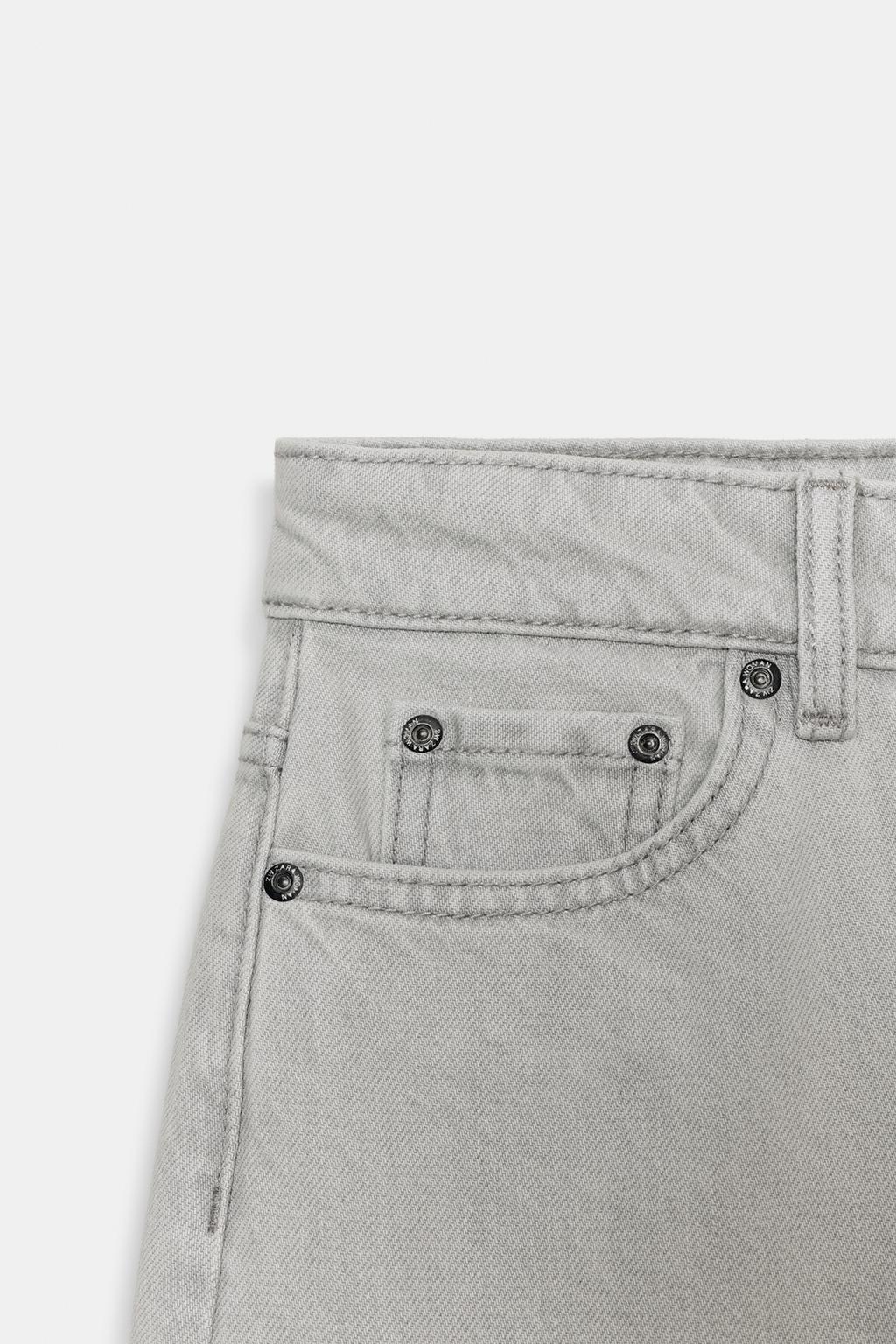 ЗАУЖЕННЫЕ ДЖИНСЫ СО СРЕДНЕЙ ПОСАДКОЙ — ZW COLLECTION