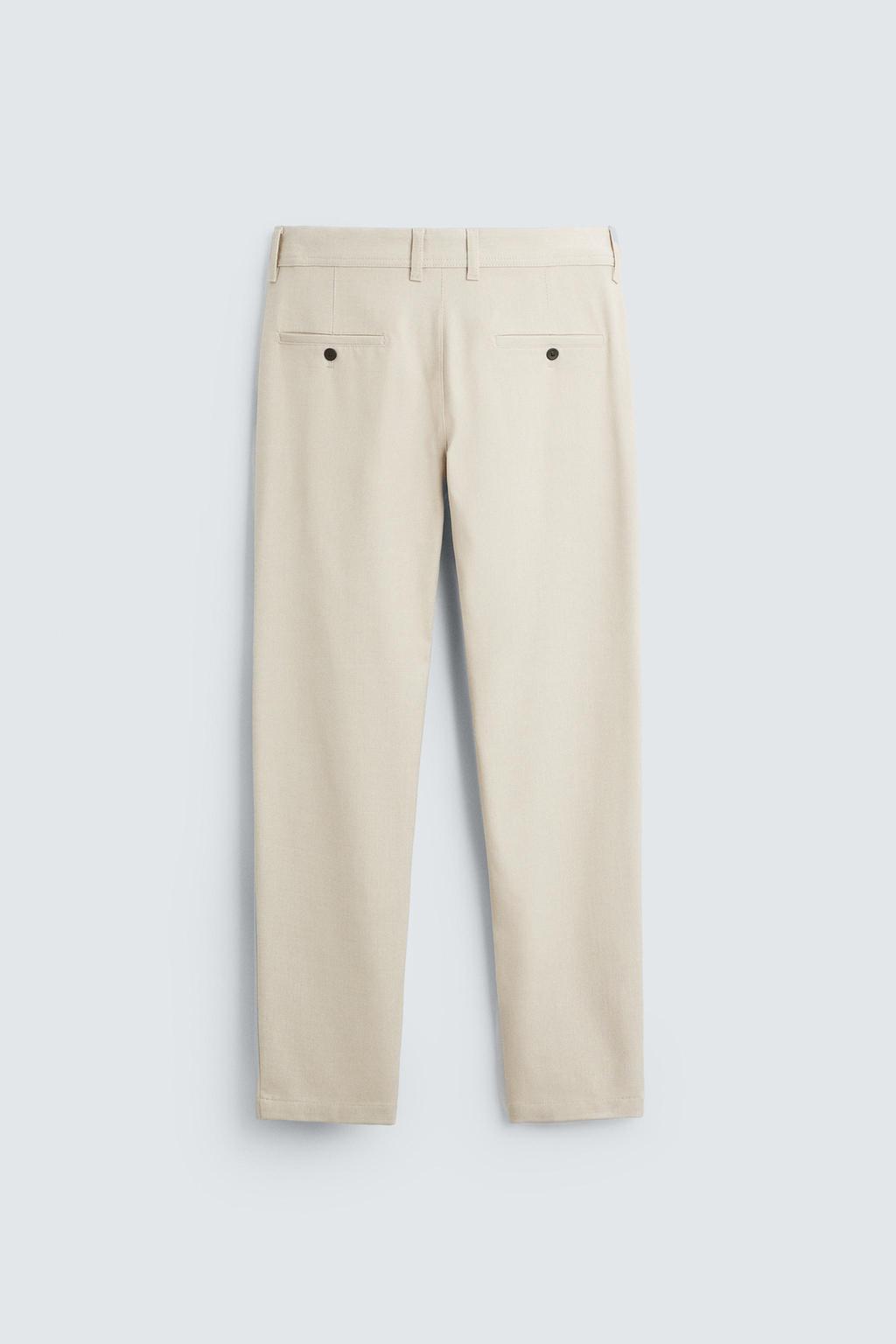 КОМФОРТНЫЕ БРЮКИ ЧИНОС ИЗ РЕЛЬЕФНОЙ ТКАНИ