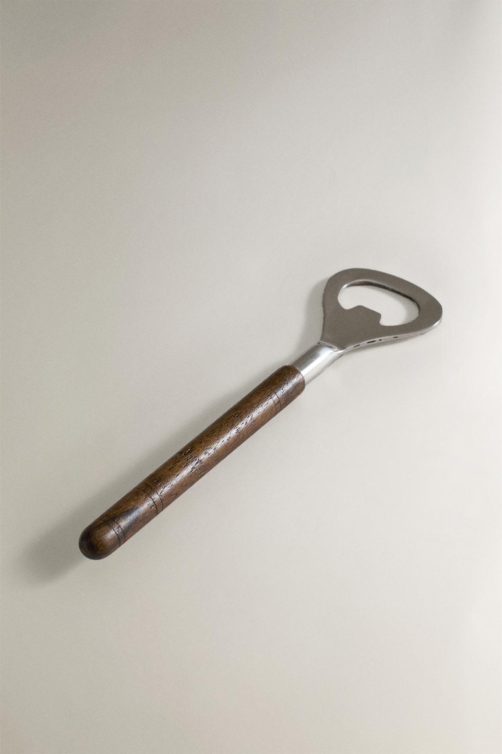 Бутылочный открывалка с ручкой из манго