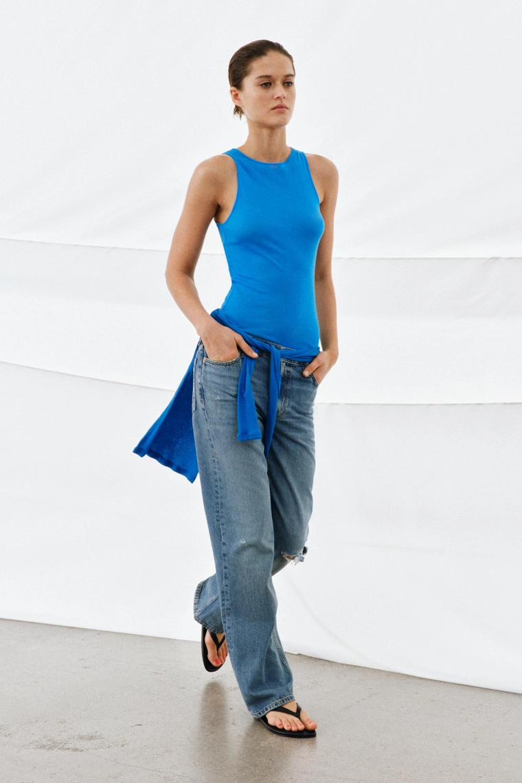 ДЖИНСЫ BOOTCUT СО СРЕДНЕЙ ПОСАДКОЙ — ZW COLLECTION