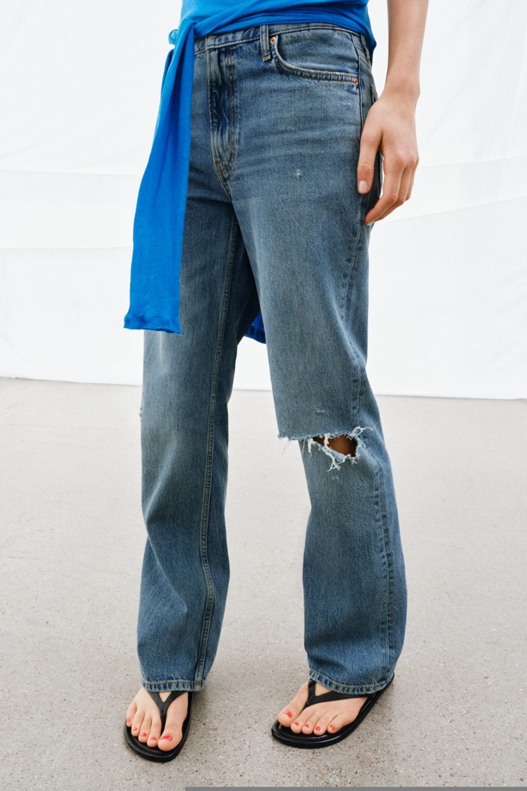 ДЖИНСЫ BOOTCUT СО СРЕДНЕЙ ПОСАДКОЙ — ZW COLLECTION