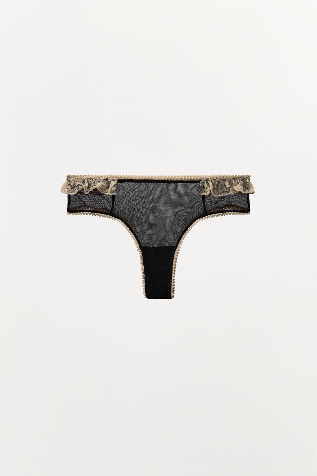 ТРУСЫ ИЗ СЕТКИ С КРУЖЕВОМ