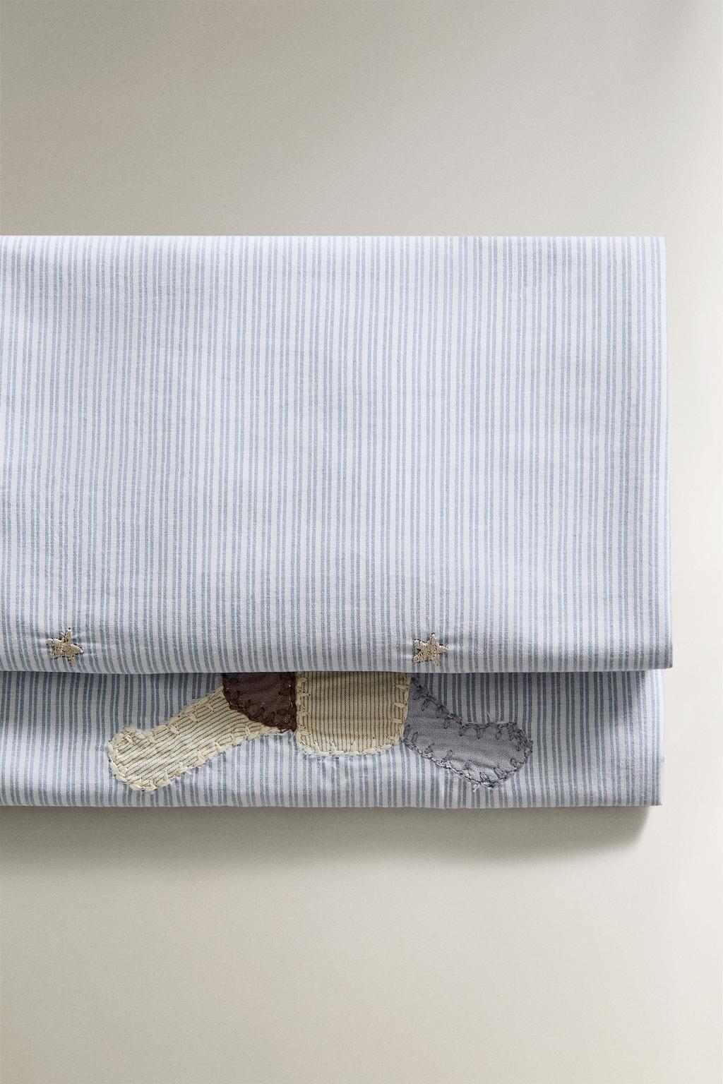 Комплект из двух простыней для мини-кроватки раббит коттон