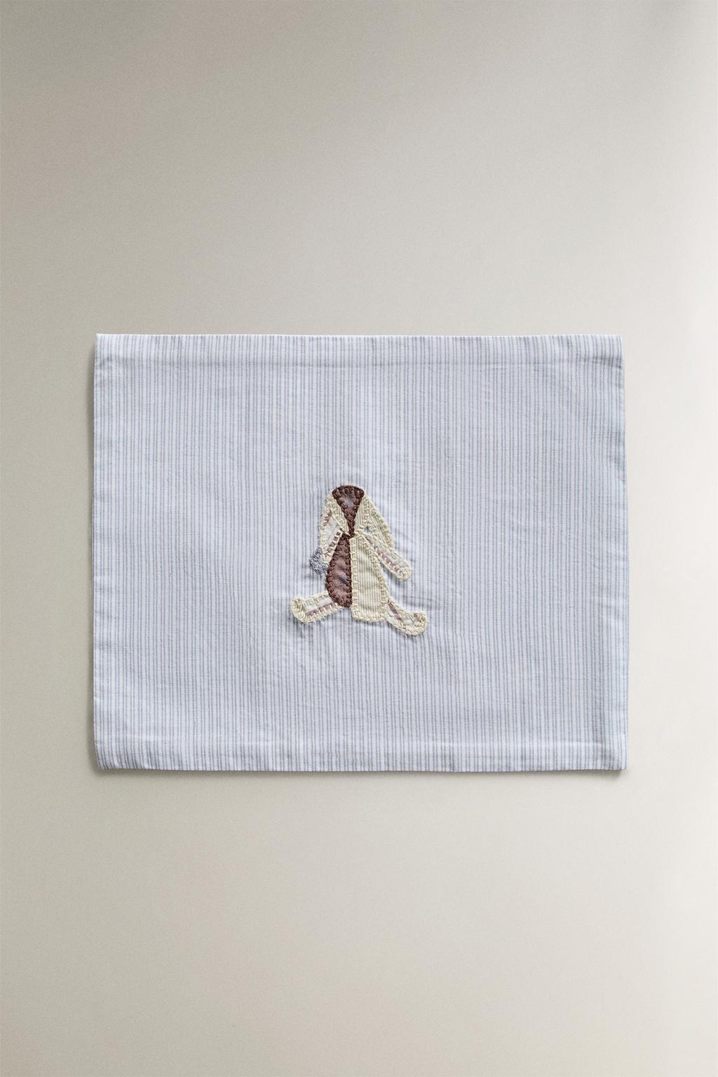 Комплект из двух простыней для мини-кроватки раббит коттон