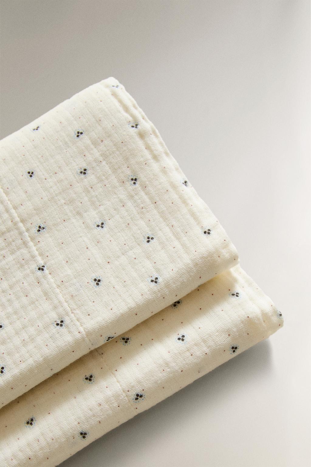 Набор простынь для мини-кроватки с мелкими полосками из хлопка