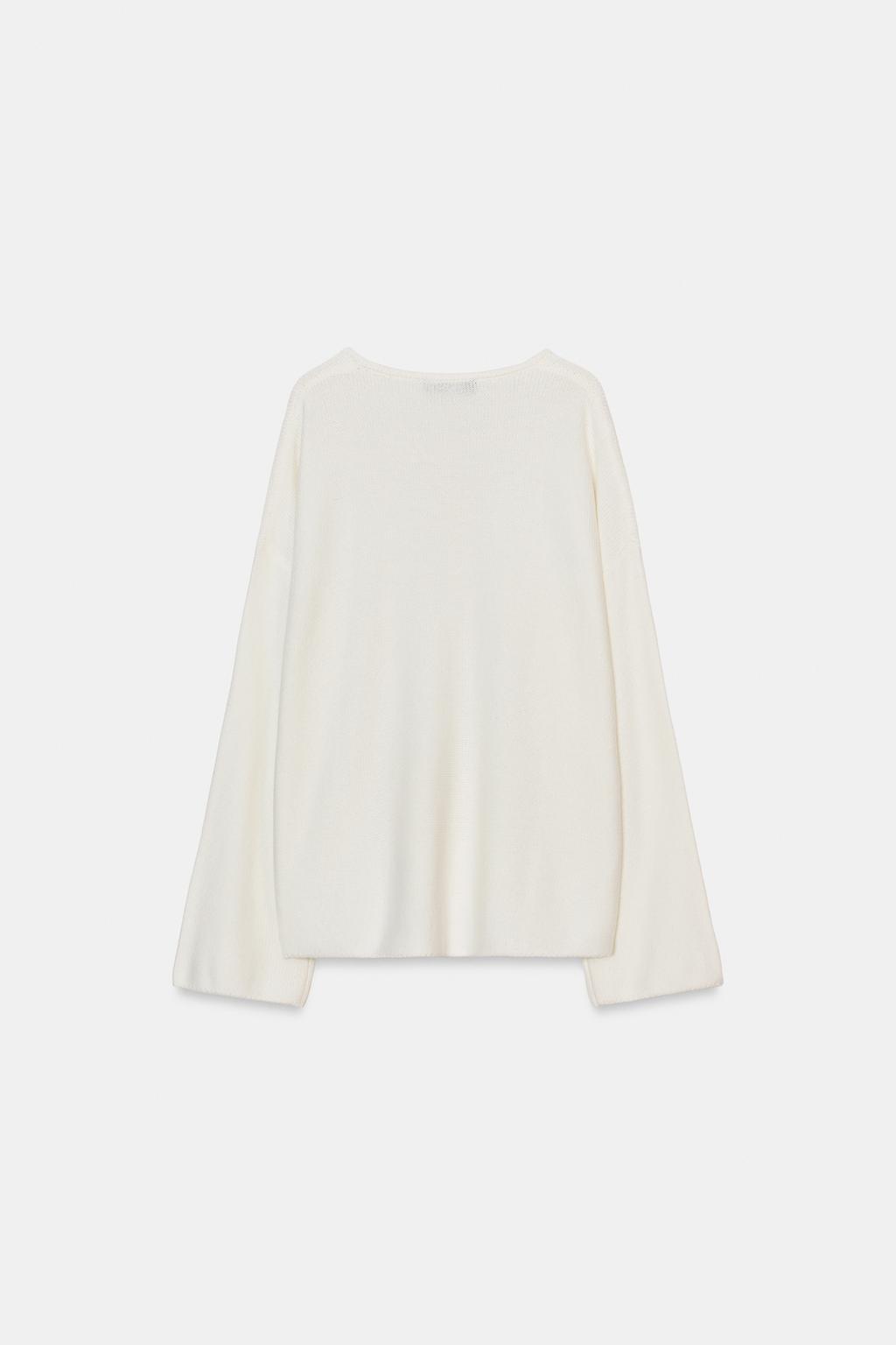 СВИТЕР С КРУГЛЫМ ВЫРЕЗОМ