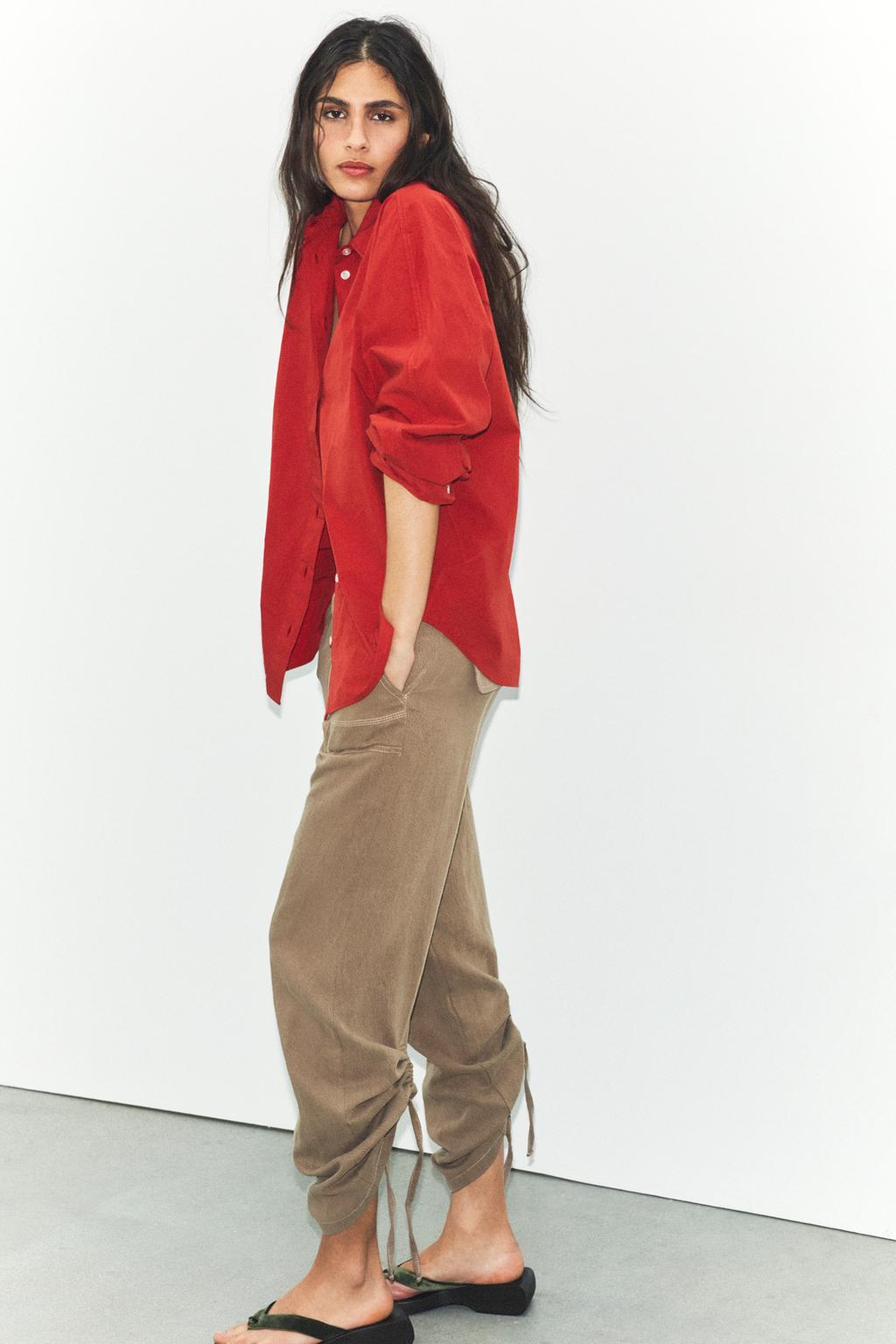 РУБАШКА ОВЕРСАЙЗ ИЗ СТИРАНОГО ПОПЛИНА