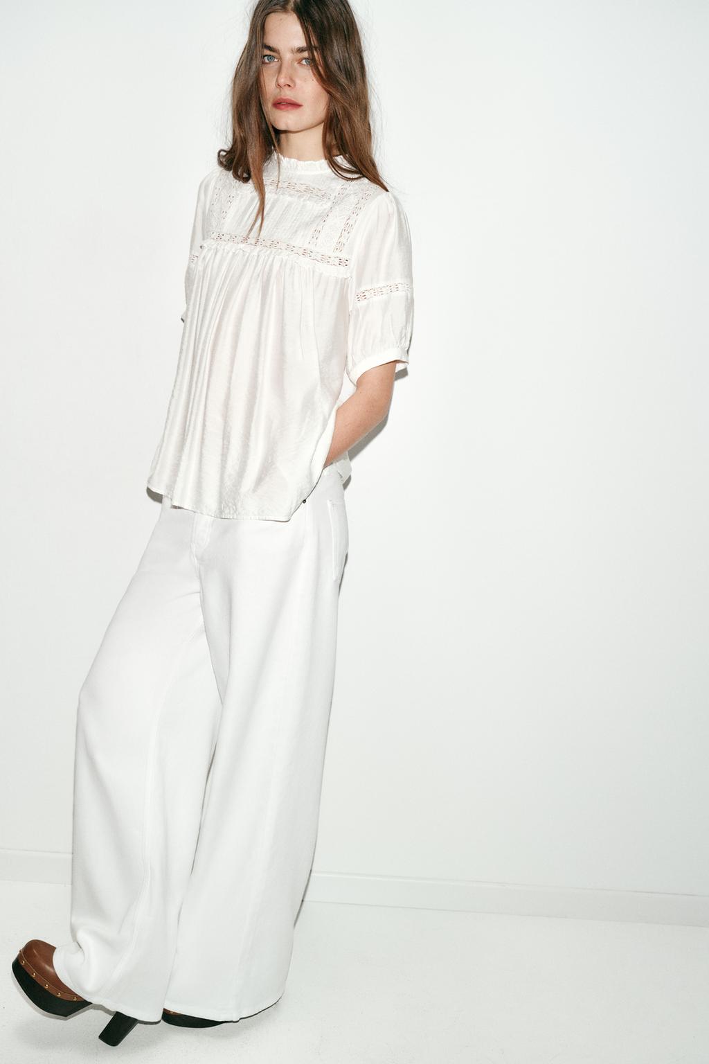 БЛУЗА В РОМАНТИЧЕСКОМ СТИЛЕ С РУКАВАМИ-БУФАМИ