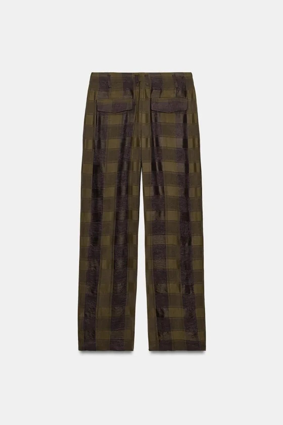 СВОБОДНЫЕ БРЮКИ В КЛЕТКУ — ZW COLLECTION