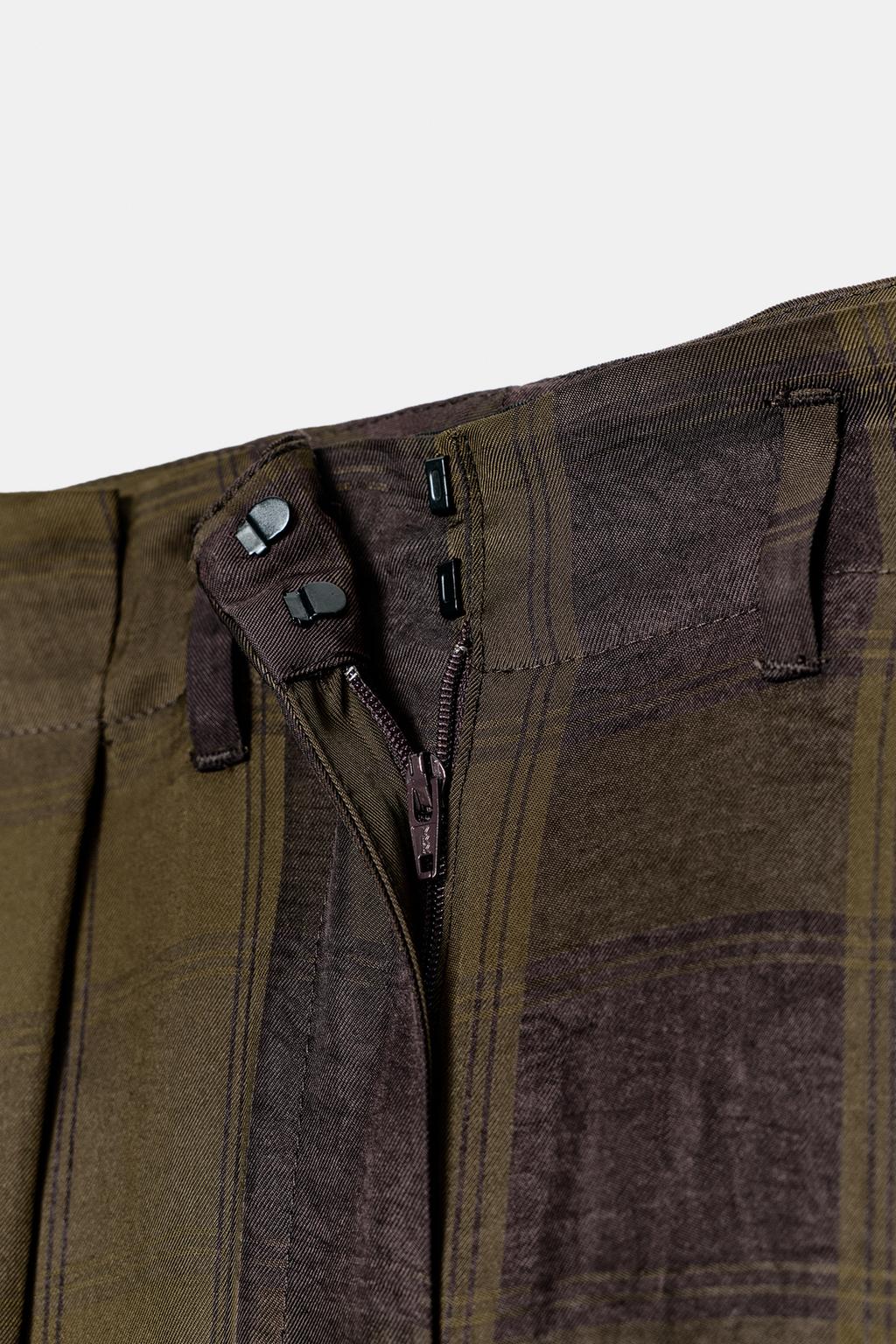 СВОБОДНЫЕ БРЮКИ В КЛЕТКУ — ZW COLLECTION