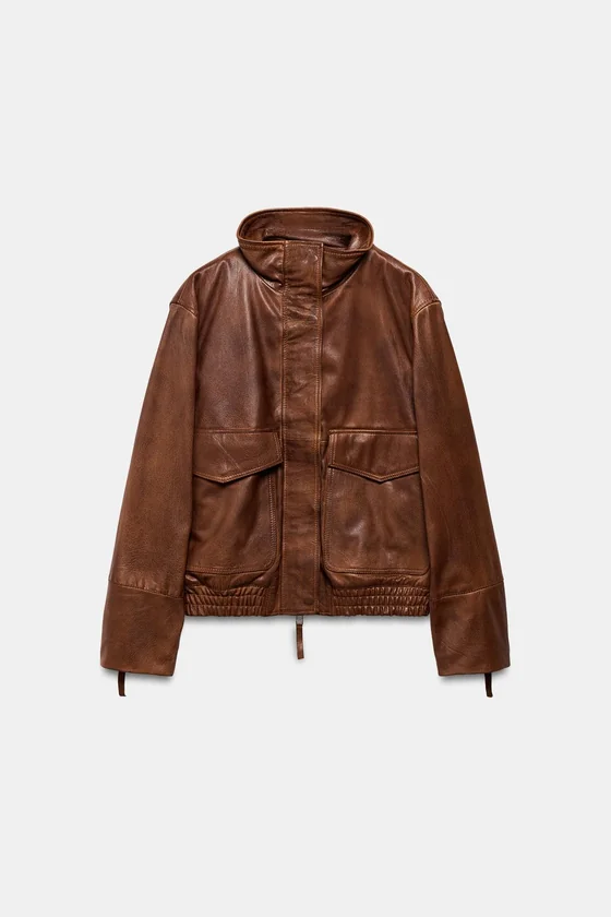 БОМБЕР ИЗ 100% КОЖИ — ZW COLLECTION LIMITED EDITION