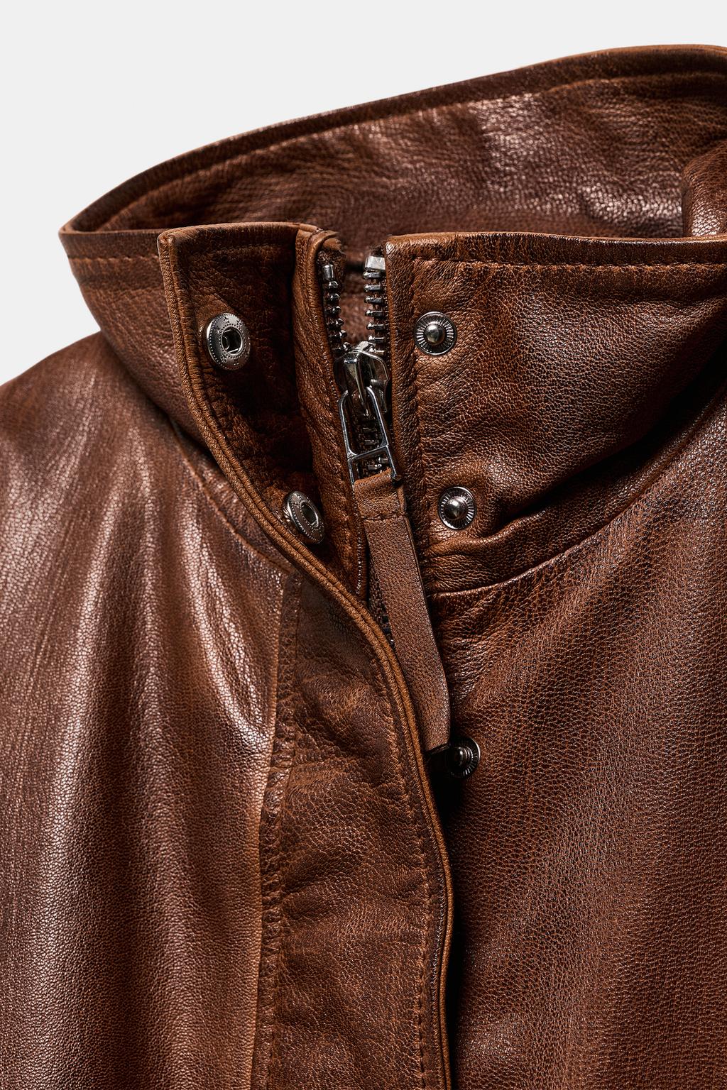 БОМБЕР ИЗ 100% КОЖИ — ZW COLLECTION LIMITED EDITION