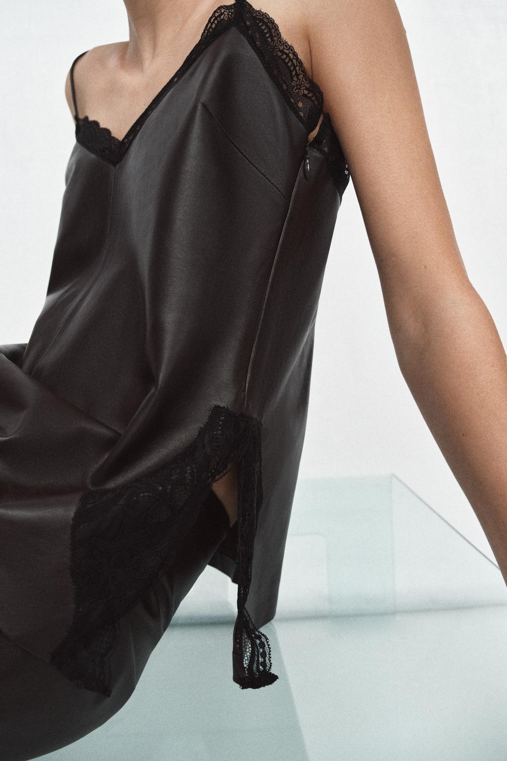 КОЛЛЕКЦИЯ ZW: ТОП ИЗ 100% КОЖИ С КРУЖЕВОМ — LIMITED EDITION