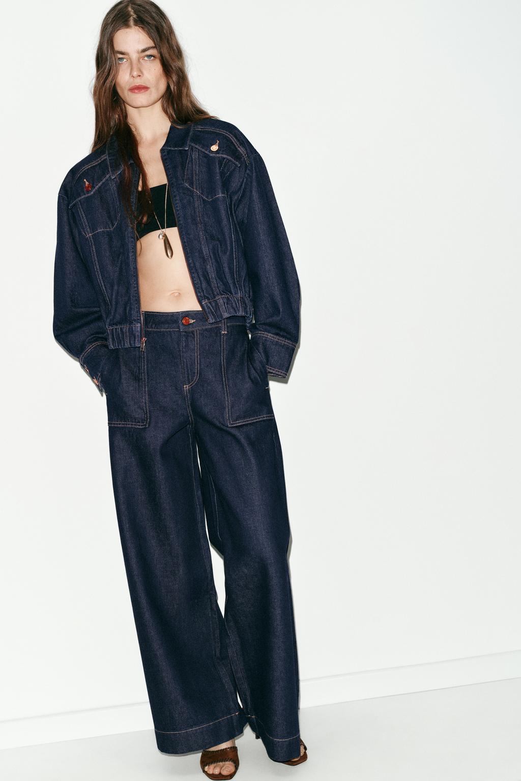 ДЖИНСЫ Z1975 WIDE LEG СО СРЕДНЕЙ ПОСАДКОЙ