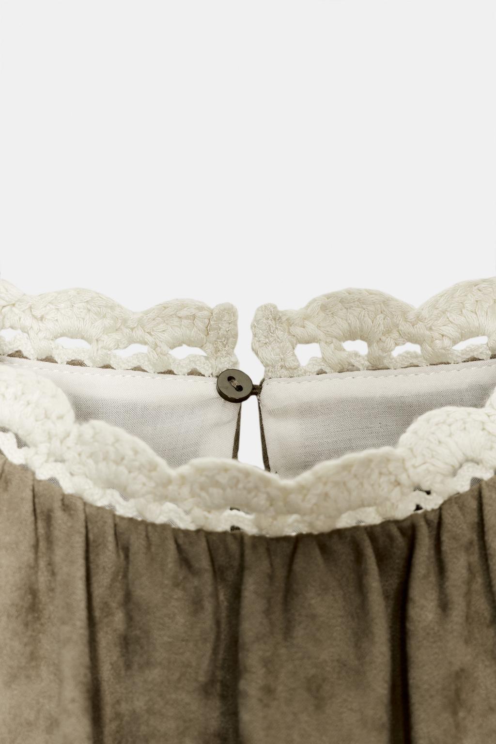 КОРОТКОЕ ПЛАТЬЕ ИЗ ИСКУССТВЕННОЙ ЗАМШИ