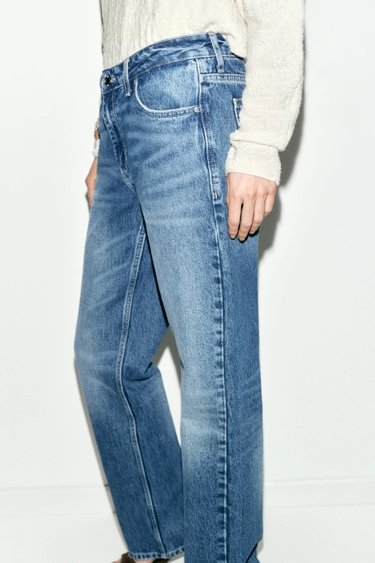 Джинсы с низкой посадкой прямого кроя полной длины z1975