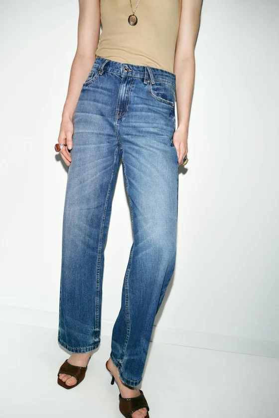 ДЖИНСЫ Z1975 STRAIGHT FIT С ВЫСОКОЙ ПОСАДКОЙ