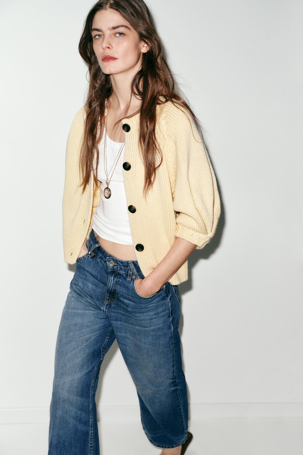 КАРДИГАН С ОБЪЕМНЫМИ РУКАВАМИ