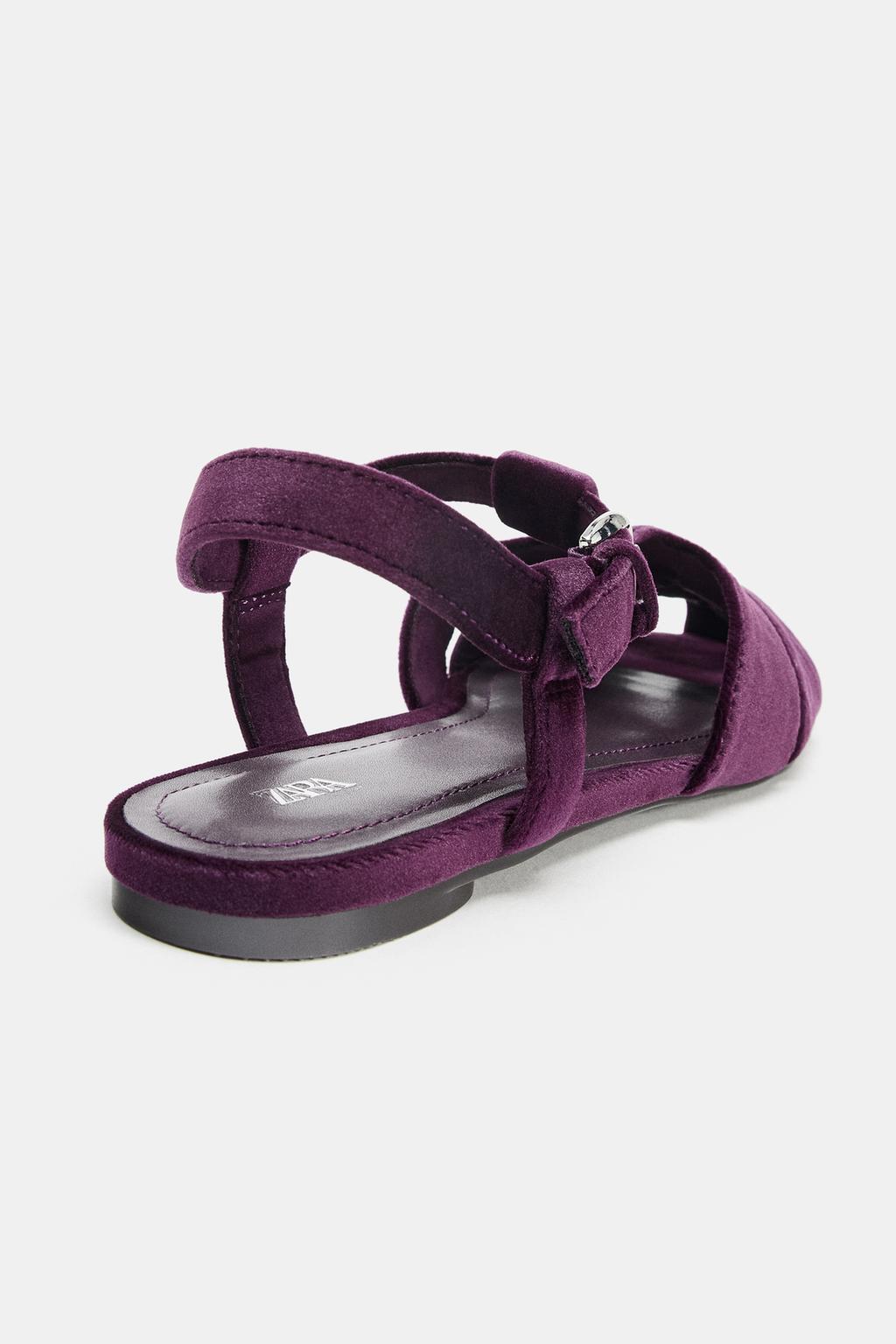БАРХАТИСТЫЕ САНДАЛИИ С РЕМЕШКАМИ