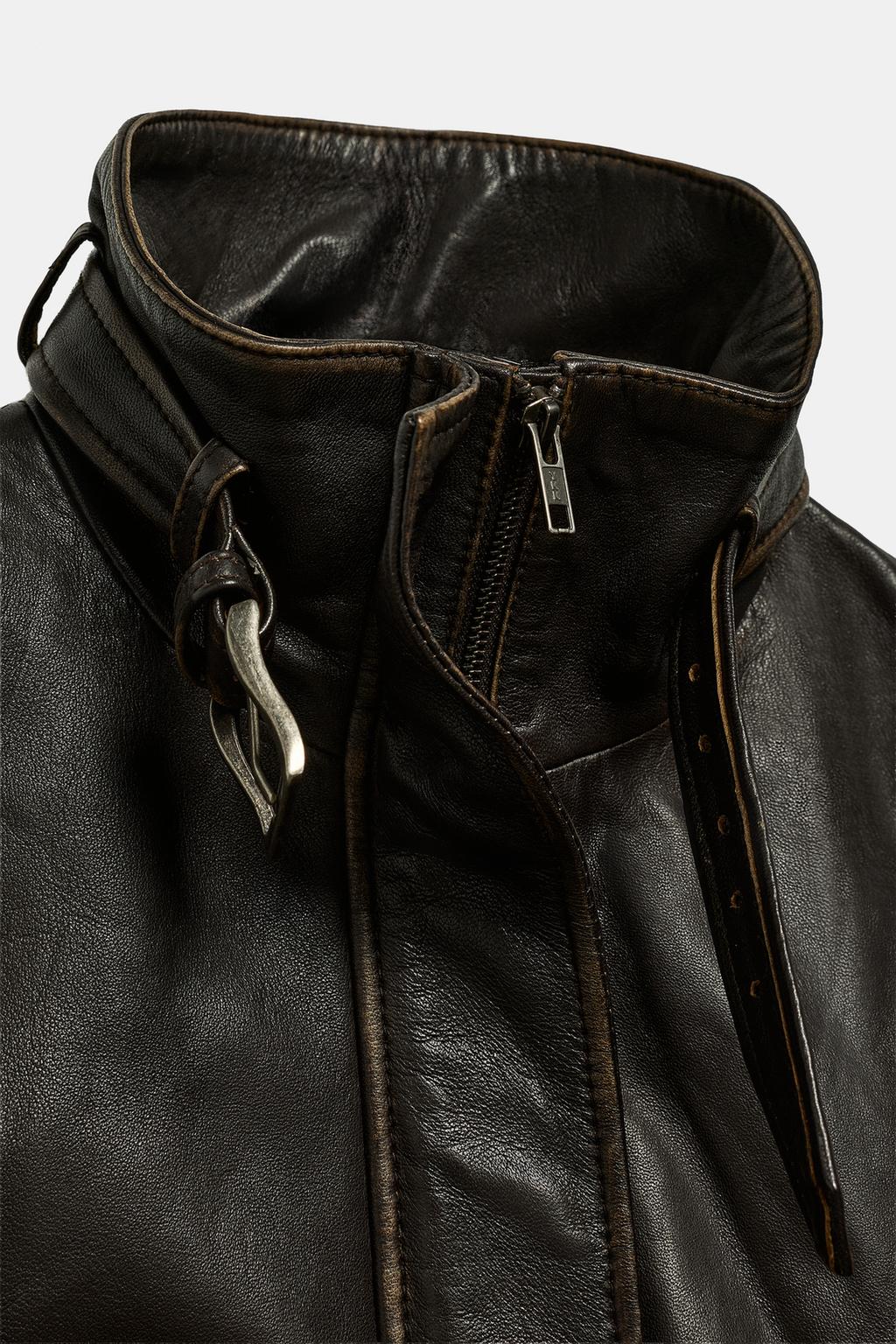 КУРТКА 100% ИЗНОШЕННАЯ КОЖА