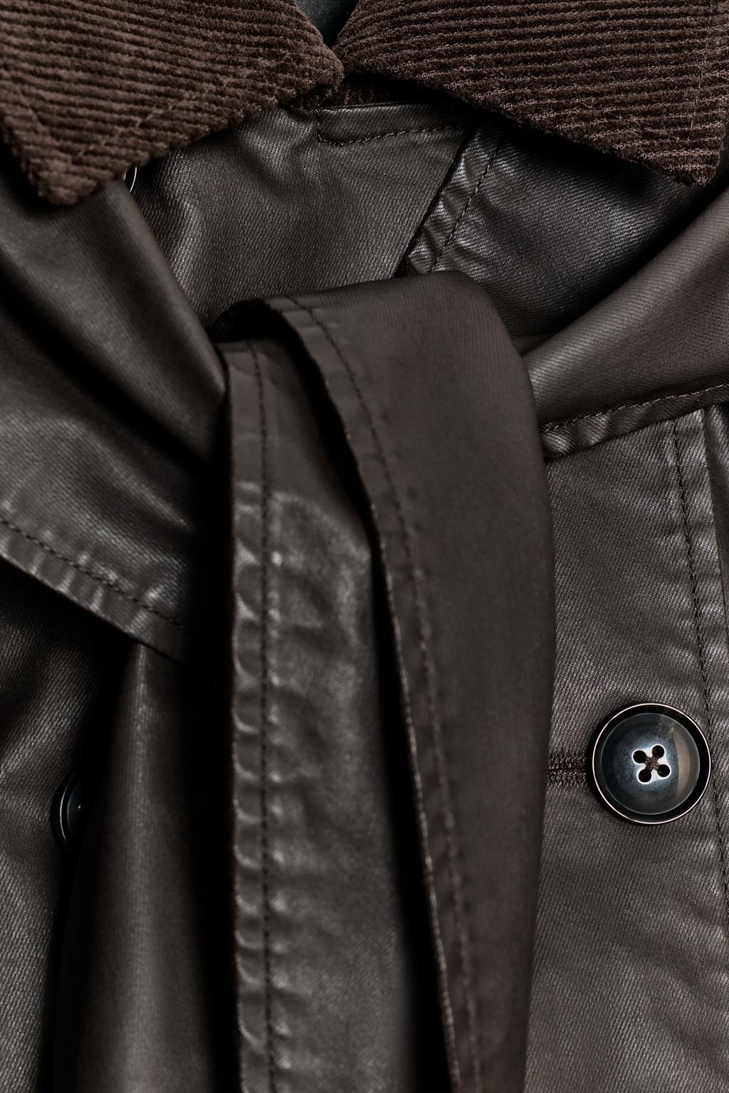 НАКИДКА ВОЩЕНАЯ С ОТСТЕГИВАЮЩИМСЯ ВОРОТНИКОМ