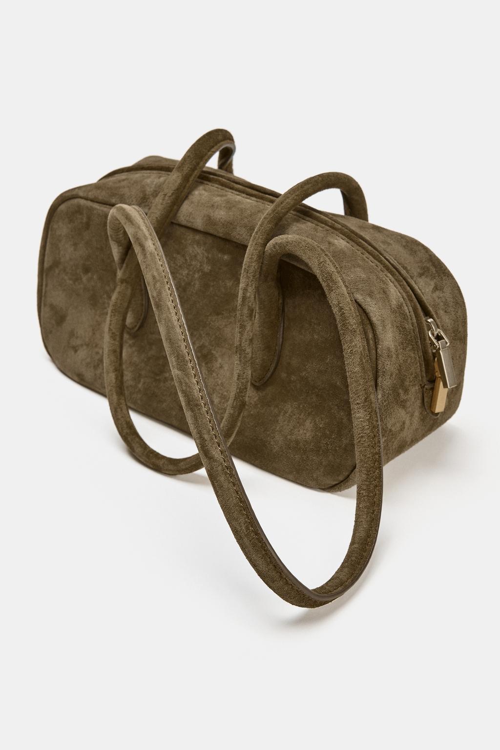 КОЖАНАЯ СУМКА С ПЛЕЧЕВЫМ РЕМНЕМ