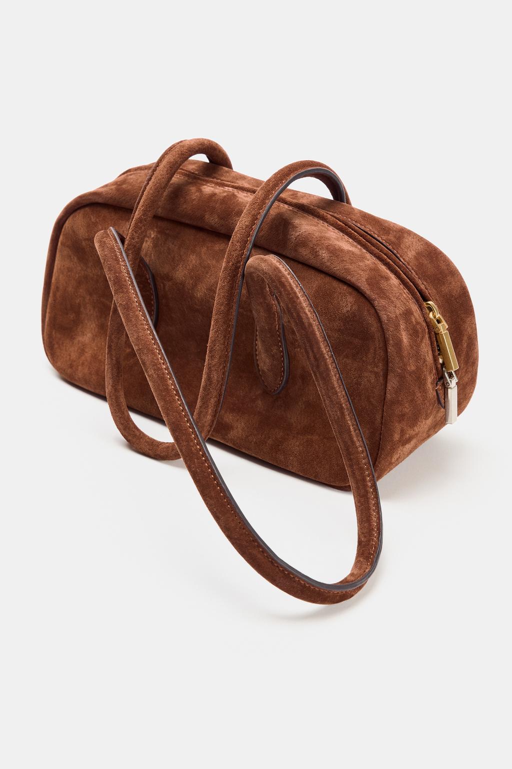 КОЖАНАЯ СУМКА С ПЛЕЧЕВЫМ РЕМНЕМ