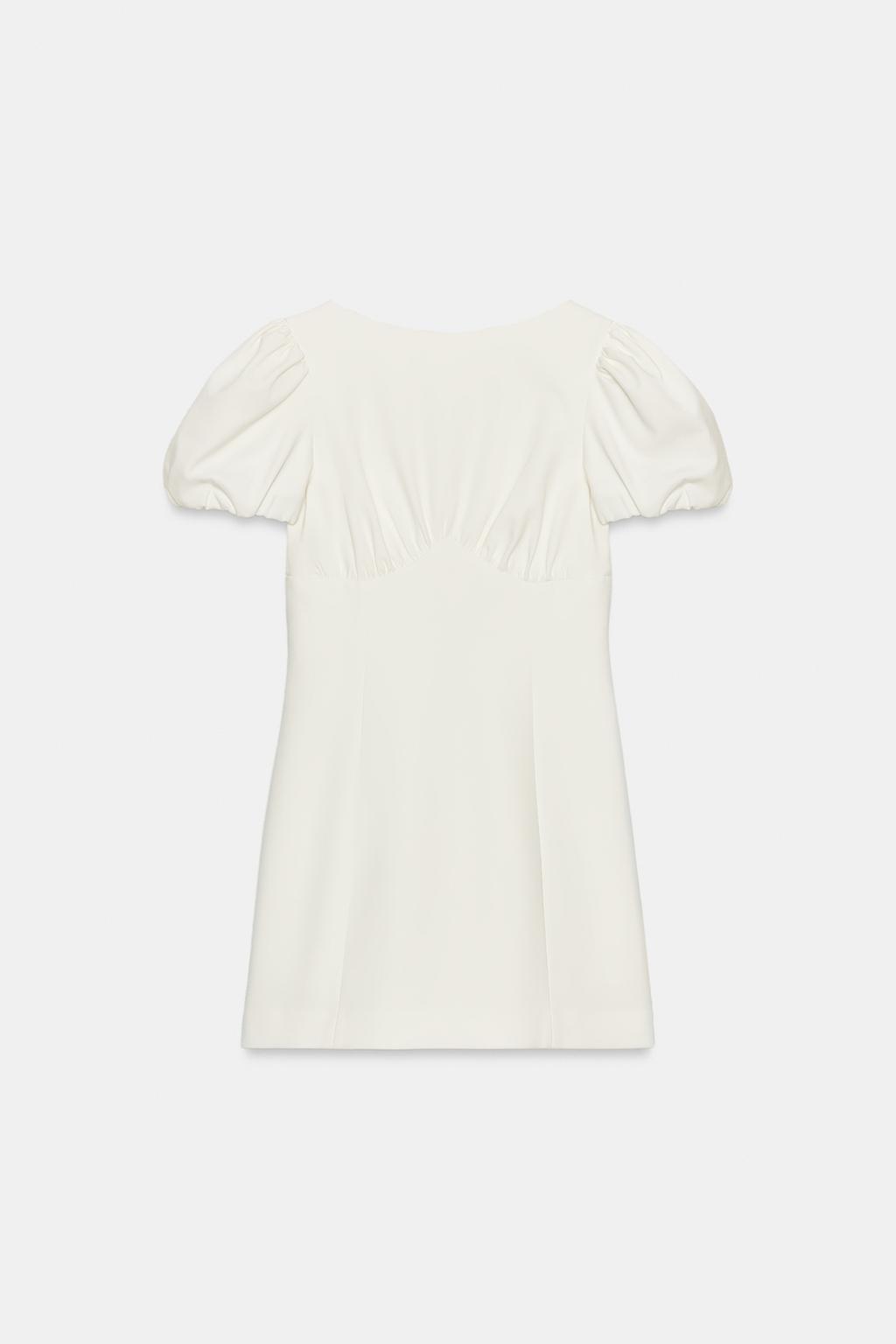 КОРОТКОЕ ПЛАТЬЕ СО СКЛАДКАМИ И КАРМАНАМИ