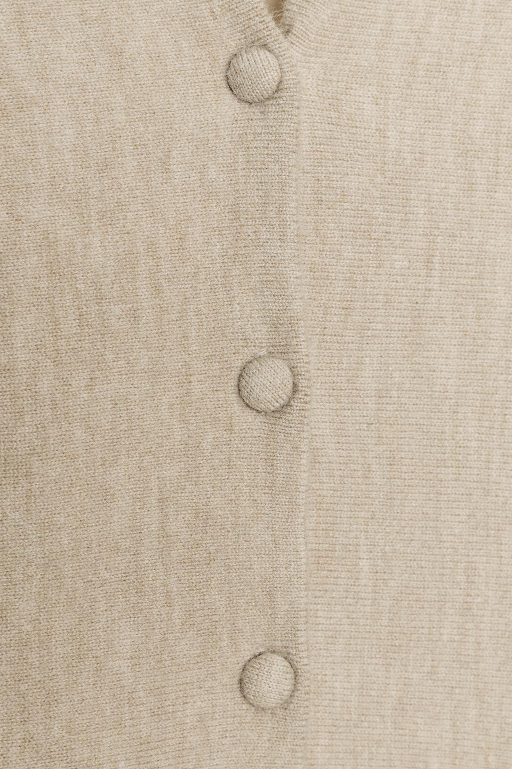 ТРИКОТАЖНЫЙ КАРДИГАН С БАСКОЙ