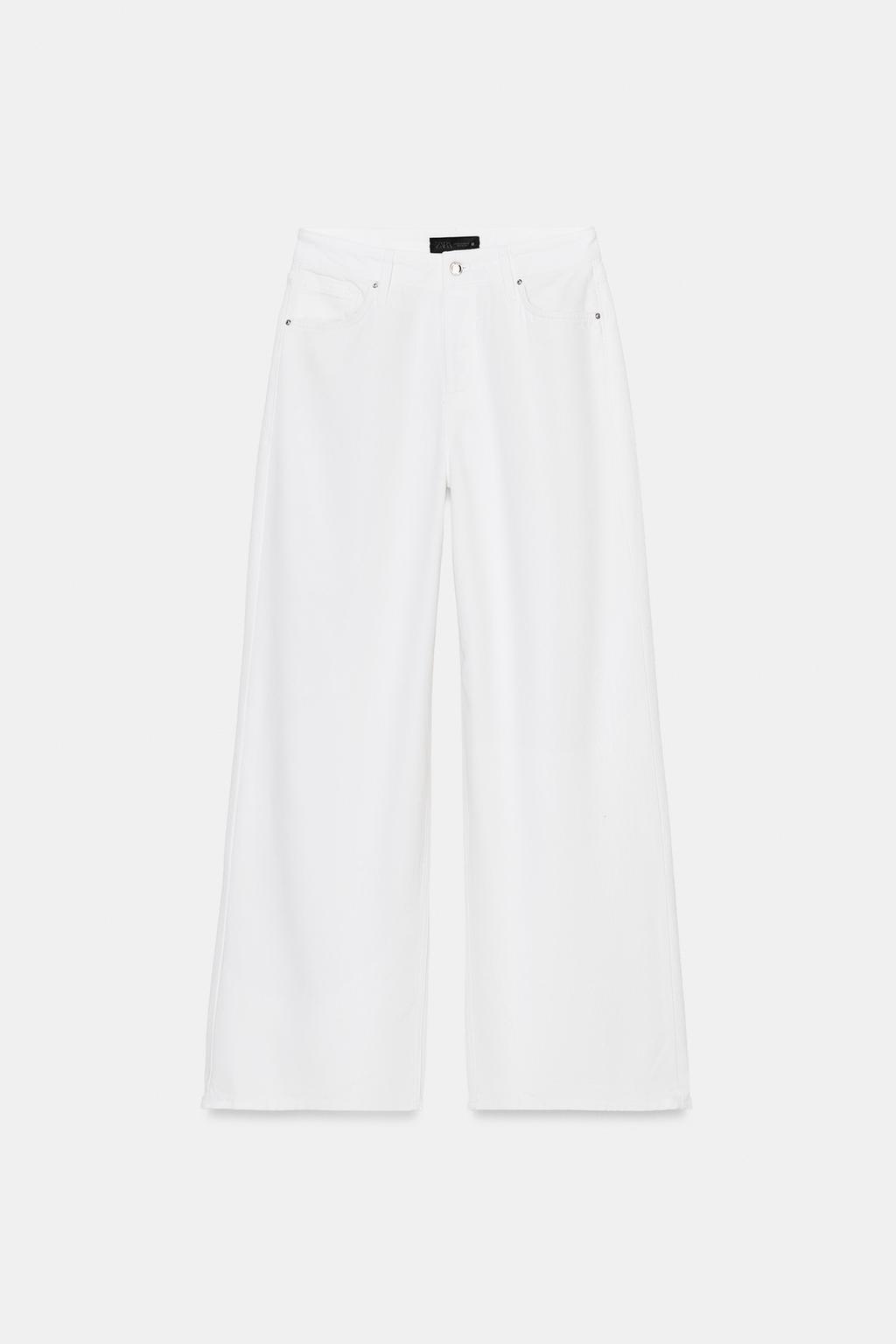 ДЖИНСЫ Z1975 СВОБОДНОГО КРОЯ СО СРЕДНЕЙ ПОСАДКОЙ И ШИРОКИМИ ШТАНИНАМИ