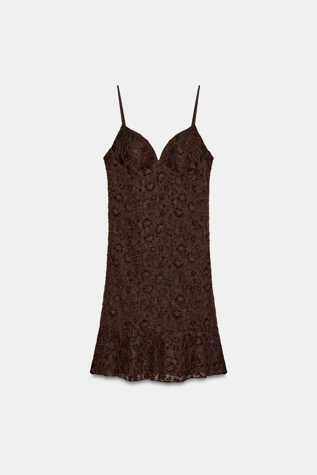 КОРОТКОЕ КРУЖЕВНОЕ ПЛАТЬЕ