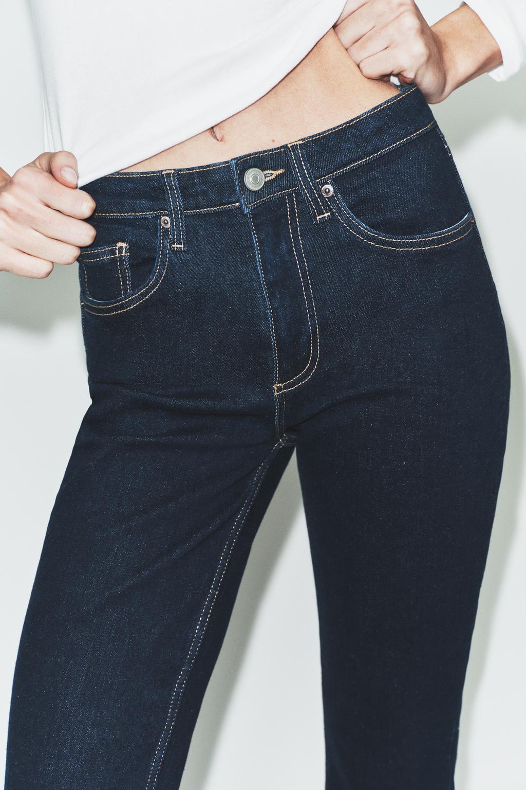 ДЖИНСЫ TRF CROPPED FLARE С ВЫСОКОЙ ПОСАДКОЙ