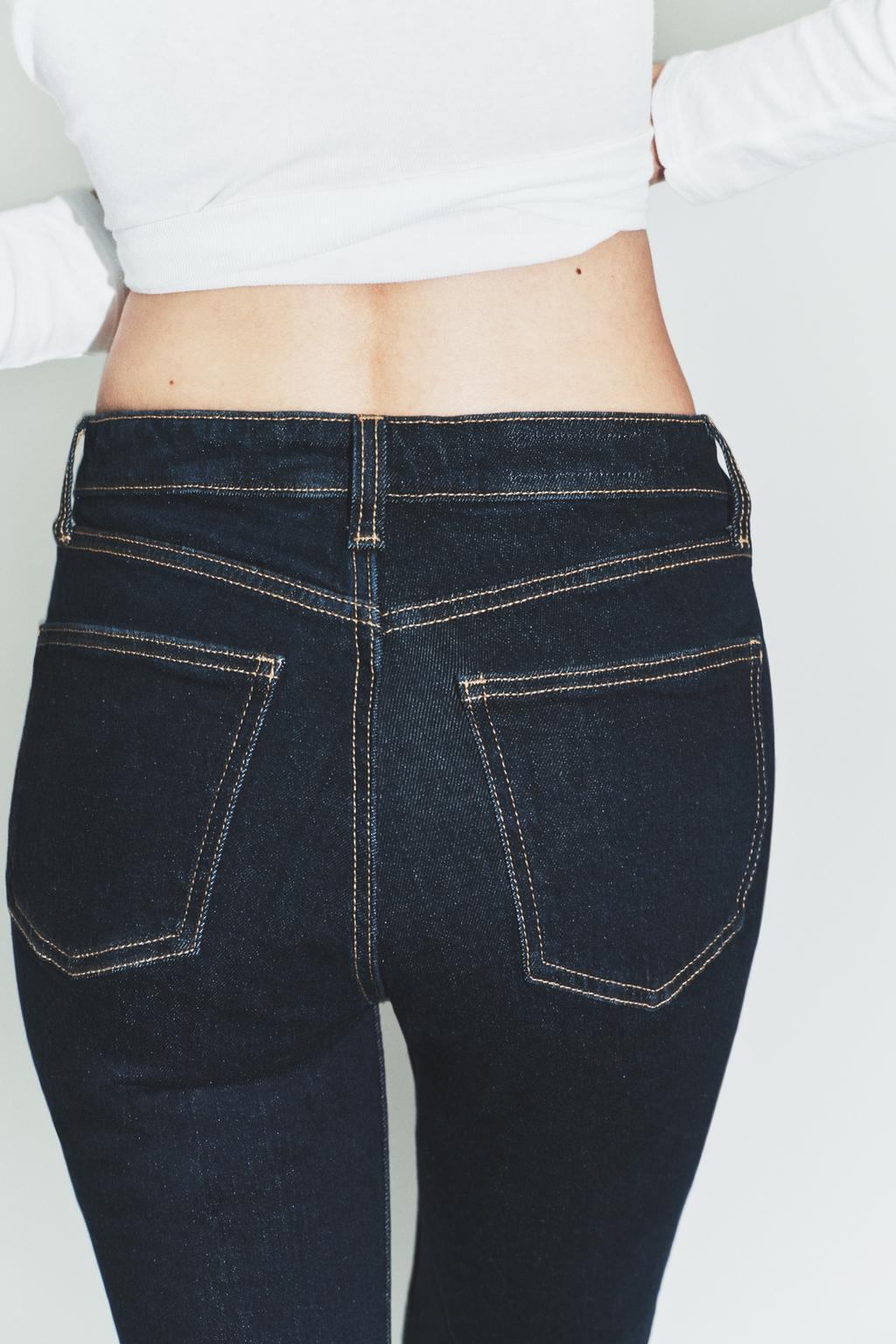 ДЖИНСЫ TRF CROPPED FLARE С ВЫСОКОЙ ПОСАДКОЙ