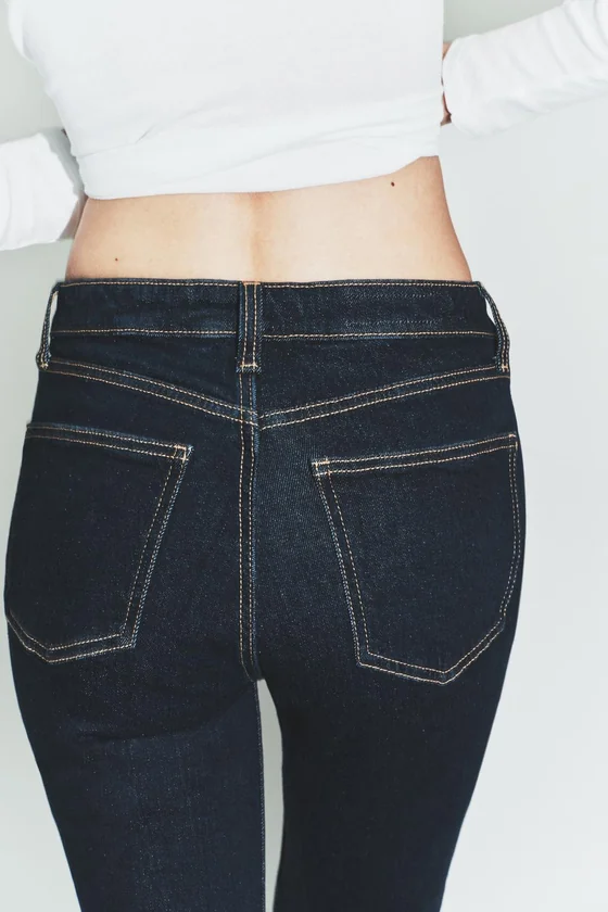 ДЖИНСЫ TRF CROPPED FLARE С ВЫСОКОЙ ПОСАДКОЙ